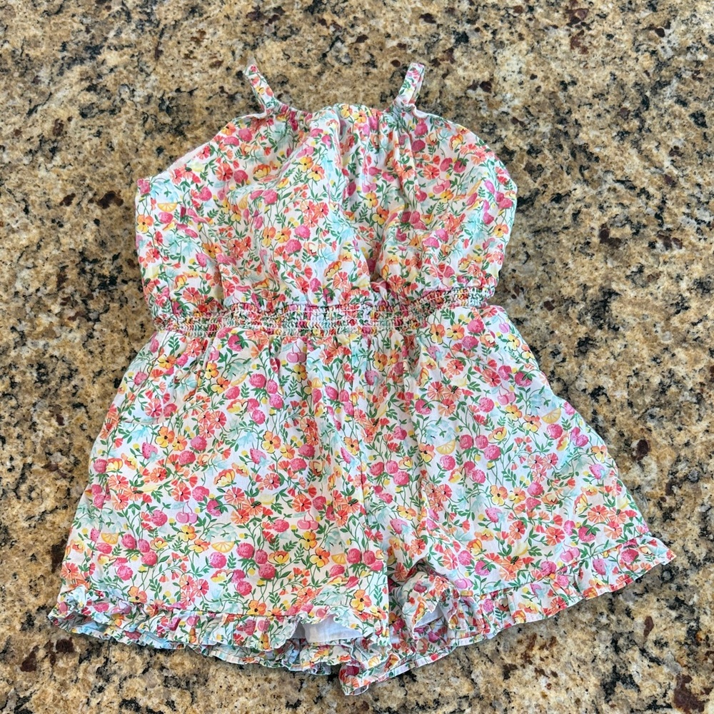 🩷SOLD🩷Janie and Jack Colorful Floral Romper